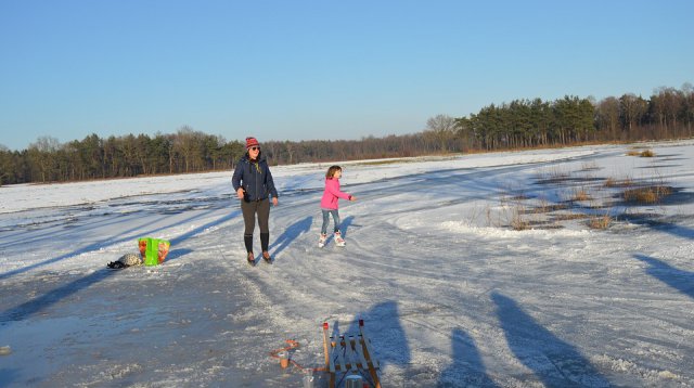 Schaatsen haardijk (zondag 22 januari 2017)